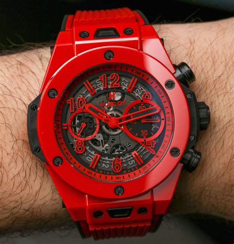 Hublot red magic watch